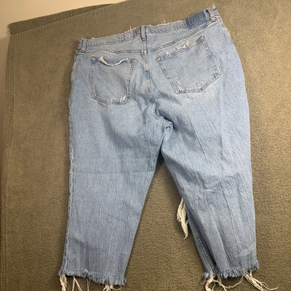 Abercrombie & Fitch ve Love 90s Straight Ultra High Rise Jeans Light Wash 36/22